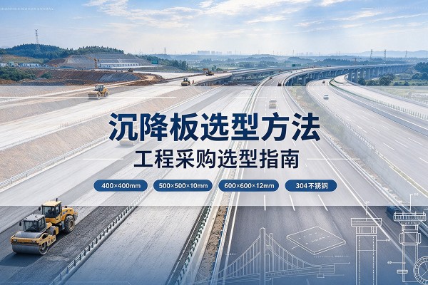 昭化沉降板选择方法
