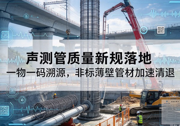 昭化声测管质量新规落地，一物一码溯源，非标薄壁管材加速清退