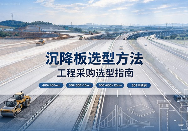 昭化沉降板选择方法